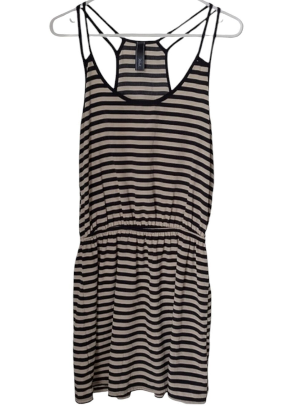 WISH Mini Dress Medium Striped Racerback Tank